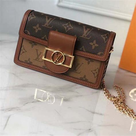 louis vuitton dauphine chain wallet